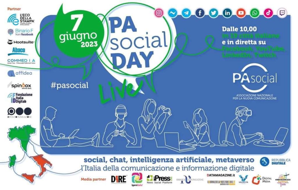 PA Social Day: Domani appuntamento con la sesta edizione dell'evento dedicato alla comunicazione e informazione digitale