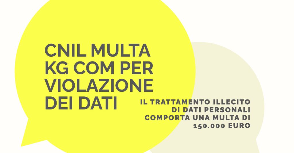 Francia: Ammenda di 150.000 euro per KG COM sito di Chiaroveggenza Online