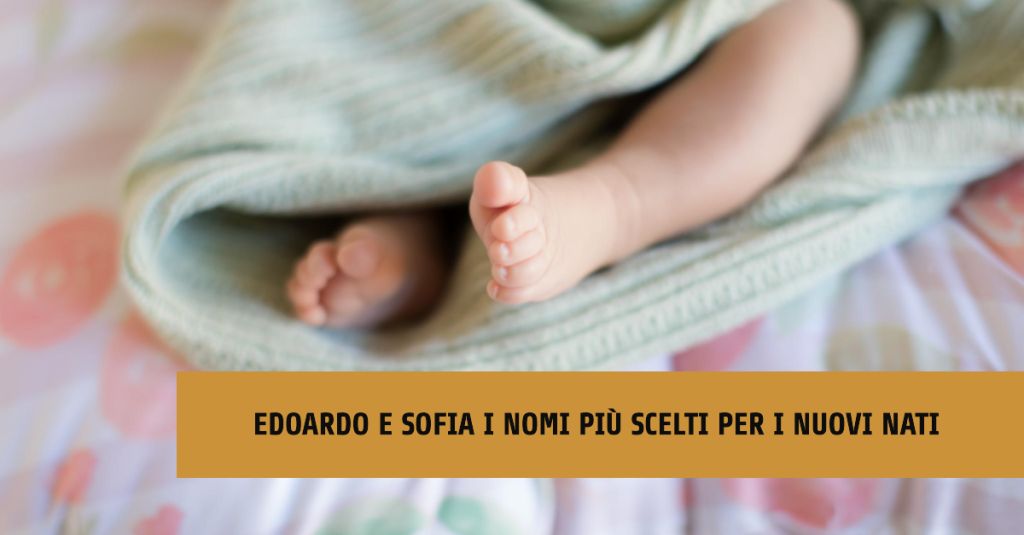 Anagrafe: Edoardo e Sofia i nomi più scelti per i nuovi nati, il 16% ha il doppio cognome