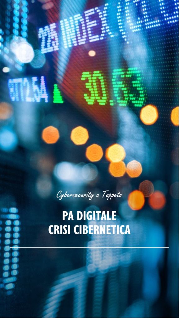 Cybersecurity a Tappeto: PA Digitale Supererà la Crisi Cibernetica con Successo