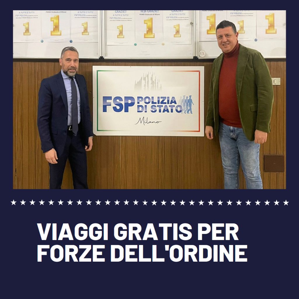 VIAGGI GRATIS PER FORZE DELL'ORDINE: UN IMPEGNO RINNOVATO PER LA SICUREZZA NEI TRASPORTI