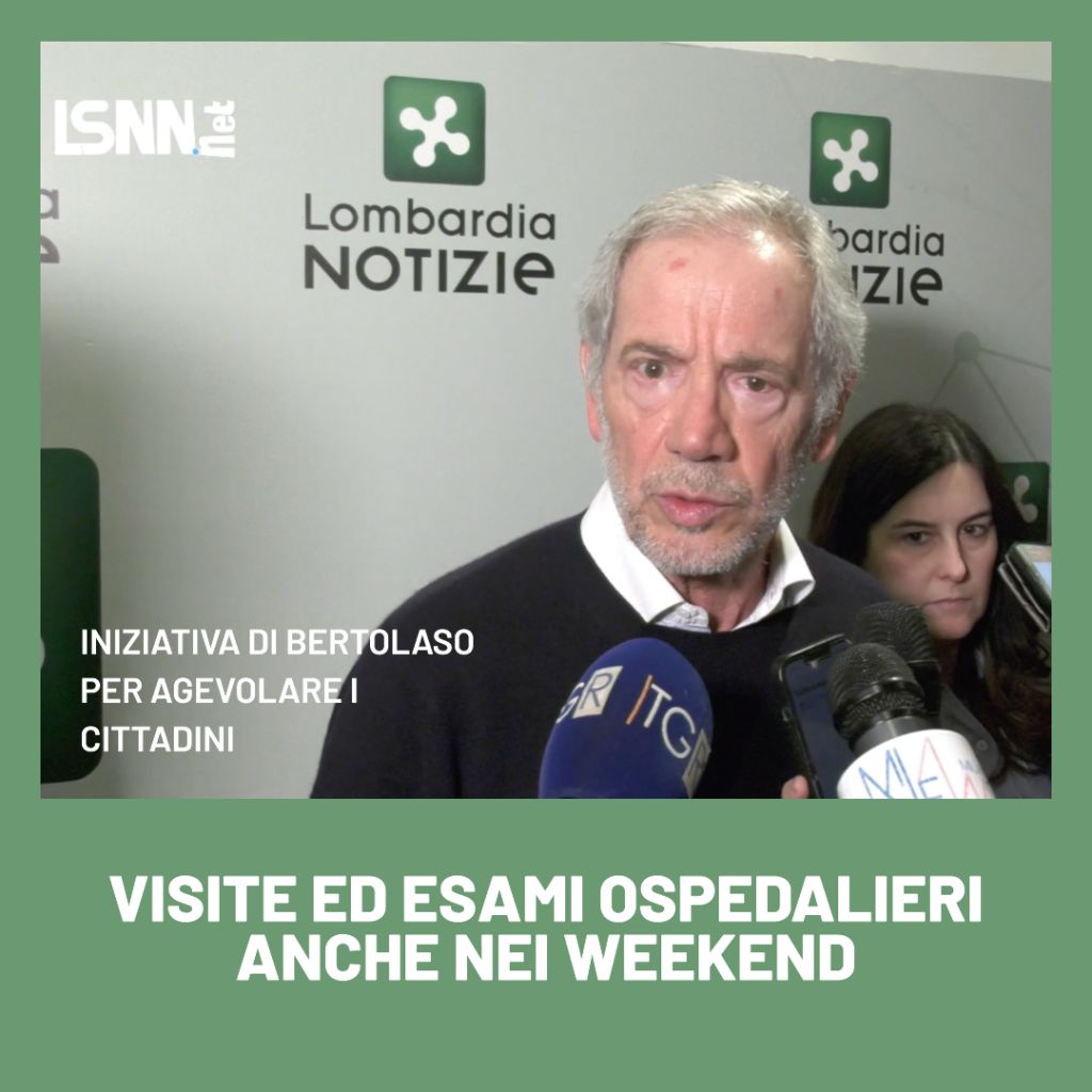 SANITÀ: Visite ed Esami Ospedalieri anche nei Weekend, l'Iniziativa di Bertolaso per Agevolare i Cittadini