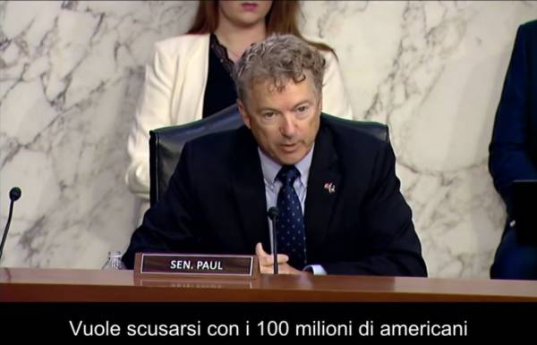 Immunità acquisita naturalmente COVID. Senatore Paul al medico Becerra: la smetta di mentire a oltre 100 milioni di Americani e chieda scusa