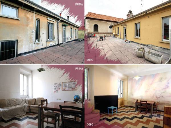 ColorAid. La sesta edizione torna con la riqualificazione cromatica del centro SAI di via Gorlini