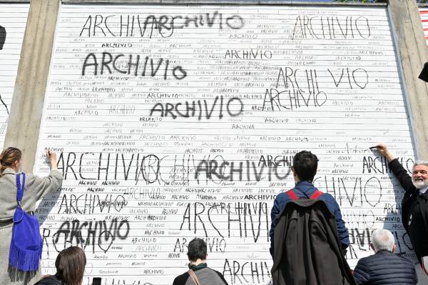 Cittadella degli Archivi. Inaugurato il progetto - Muri d'artista