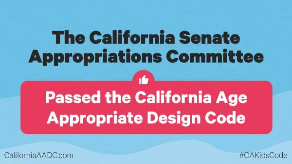 California: Bill for age-appropriate design code passes Senate committee