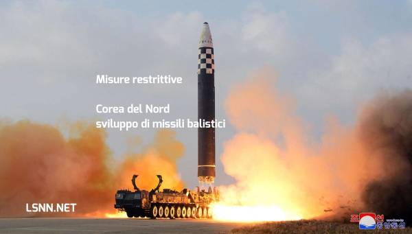 UE impone ulteriori misure restrittive nei confronti di otto persone e quattro entità responsabili o coinvolte nello sviluppo di missili balistici