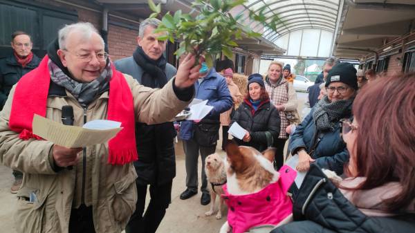 Al Dipartimento di Scienze Medico-Veterinarie la tradizionale benedizione degli animali