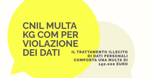 Francia: Ammenda di 150.000 euro per KG COM sito di Chiaroveggenza Online