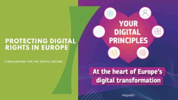 Dichiarazione europea sui diritti e i principi digitali per il decennio digitale