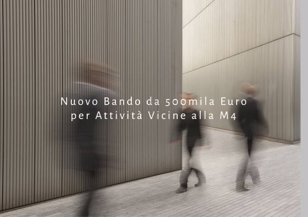 Sostegno alle Imprese: Nuovo Bando da 500mila Euro per Attività Vicine alla M4