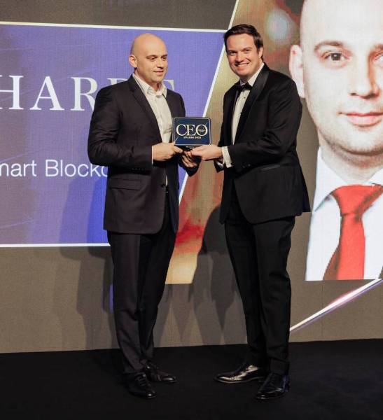 Innovation in Dubai: Alex Reinhardt, CEO of Smart Blockchain, Triumphs at CEO Middle East Awards 2023