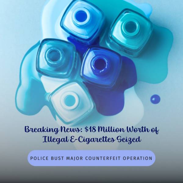 Operation Counterfeit: Over $18 Million Worth of Illegal E-Cigarettes Seized