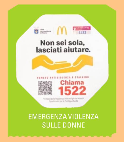Iniziativa Nazionale Contro la Violenza sulle Donne: Numeri d'Emergenza negli Sticker dei Ristoranti, Regione Lombardia in Prima Linea