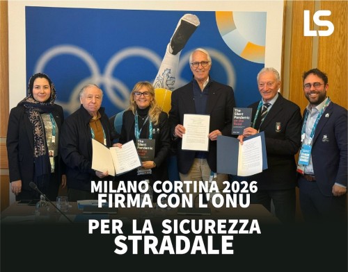 Milano Cortina 2026 firma con l'Onu per la sicurezza stradale